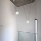 Suspension déportée design bois et verre blanc|Suspensions|Lampe Avenue Suspension déportée design bois et verre blanc|Suspensions|Lampe Avenue