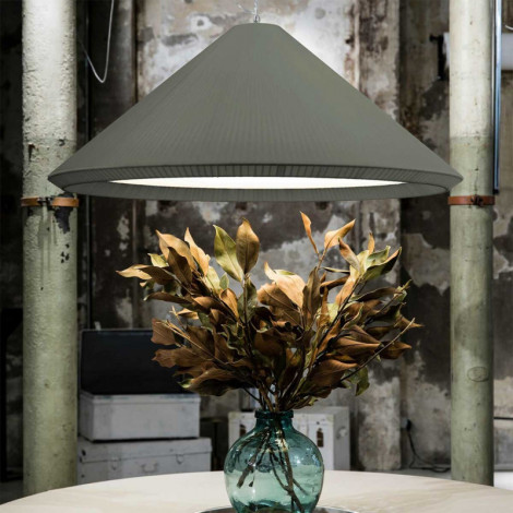 Suspension conique vert olive XXL|Suspensions|Lampe Avenue Suspension conique vert olive XXL|Suspensions|Lampe Avenue