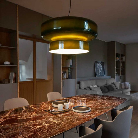 Suspension Bohemia verte|Suspensions|Lampe Avenue