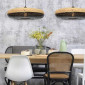Suspension en bambou noir et naturel|Suspensions|Lampe Avenue
