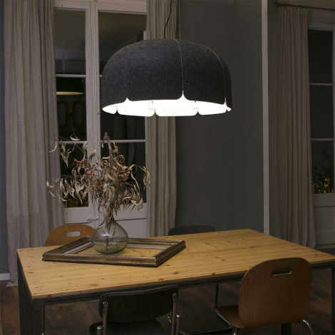 Suspension acoustique gris foncé/gris clair|Suspensions|Lampe Avenue