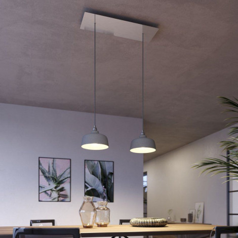 Suspension Métal gris|Suspensions|Lampe Avenue