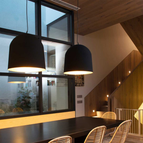 Suspension noire et or Faro|Suspensions|Lampe Avenue