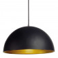 Suspension alu noir intérieur doré|Suspensions|Lampe Avenue Suspension alu noir intérieur doré|Suspensions|Lampe Avenue