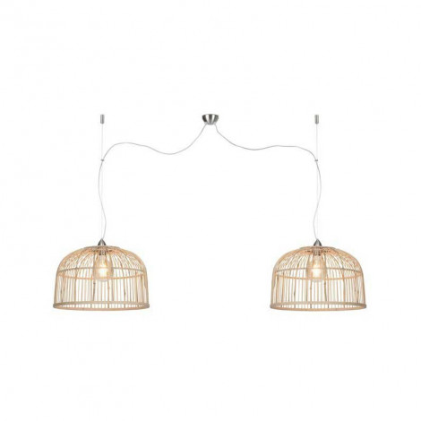Suspension double en bambou|Suspensions|Lampe Avenue