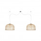 Grande suspension double en bambou|Suspensions|Lampe Avenue