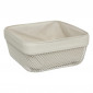 Corbeille à Pain Carrée "Mayaj" 25cm Beige|Boites de Rangement|Paris Prix