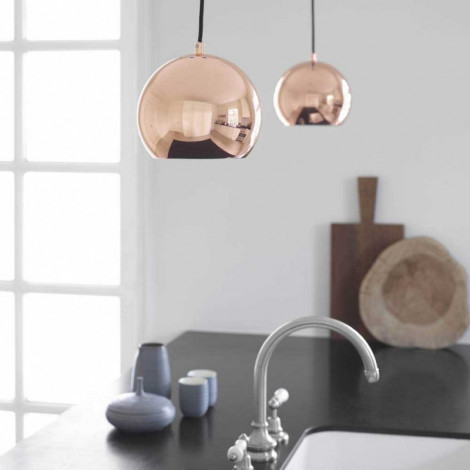 Suspension boule cuivre Frandsen|Suspensions|Lampe Avenue Suspension boule cuivre Frandsen|Suspensions|Lampe Avenue
