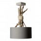 Suspension bois et corde abat jour gris|Suspensions|Lampe Avenue Suspension bois et corde abat jour gris|Suspensions|Lampe Avenue