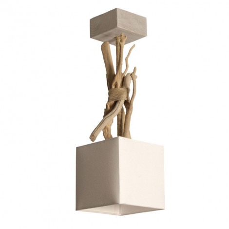Suspension bois flotté carrée|Suspensions|Lampe Avenue Suspension bois flotté carrée|Suspensions|Lampe Avenue