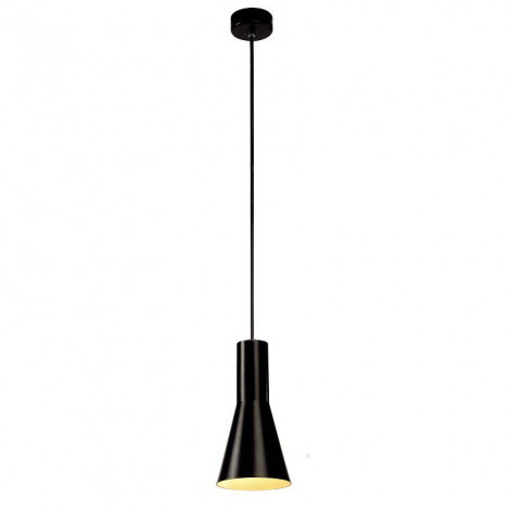 Suspension conique Phelia noire en aluminium Ø 13 cm|Suspensions|Lampe Avenue