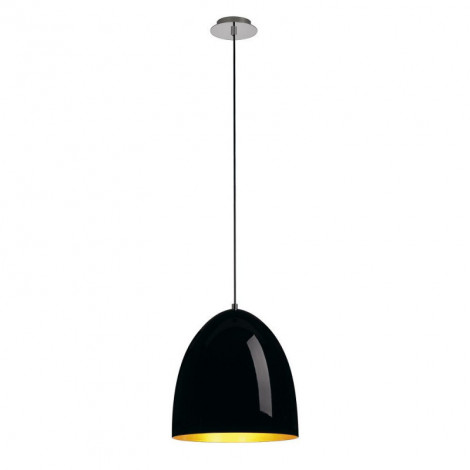 Suspension ronde noir/doré Para Cone Ø 30 cm|Suspensions|Lampe Avenue