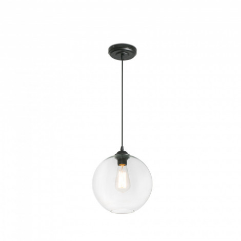 Suspension noire abat-jour boule en verre|Suspensions|Lampe Avenue Suspension noire abat-jour boule en verre|Suspensions|Lampe Avenue