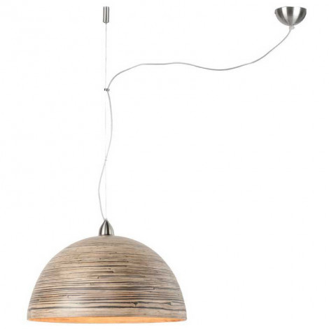 Suspension ronde en bambou naturel|Suspensions|Lampe Avenue