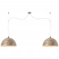 Suspension double naturelle en bambou|Suspensions|Lampe Avenue Suspension double naturelle en bambou|Suspensions|Lampe Avenue