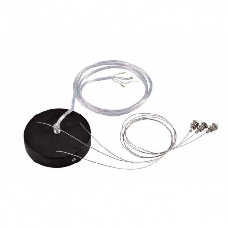 Kit de suspension pour MEDO LED noir 5 filins|Suspensions|Lampe Avenue