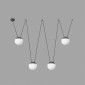 Suspension araignée Scandinave 4 boules|Suspensions|Lampe Avenue Suspension araignée Scandinave 4 boules|Suspensions|Lampe Avenue