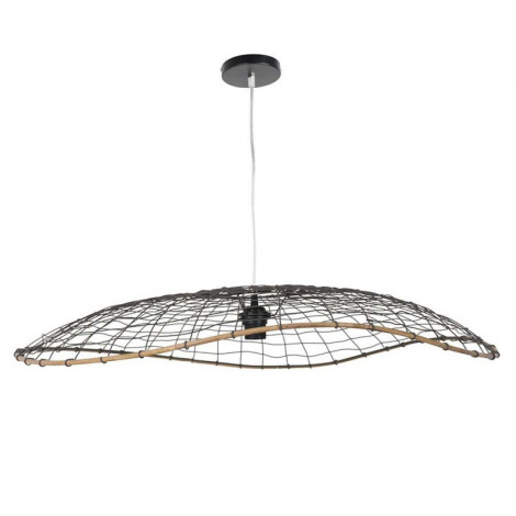 Suspension dôme plat en métal tressé|Suspensions|Lampe Avenue Suspension dôme plat en métal tressé|Suspensions|Lampe Avenue