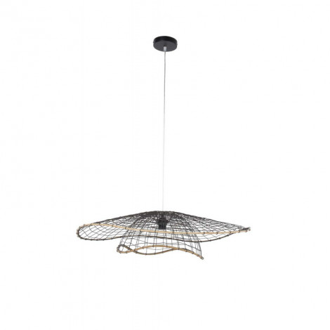 Suspension double dôme en métal tressé|Suspensions|Lampe Avenue