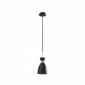 Petite suspension noire et dorée moderne|Suspensions|Lampe Avenue