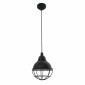 Petite suspension grillagée noire|Suspensions|Lampe Avenue