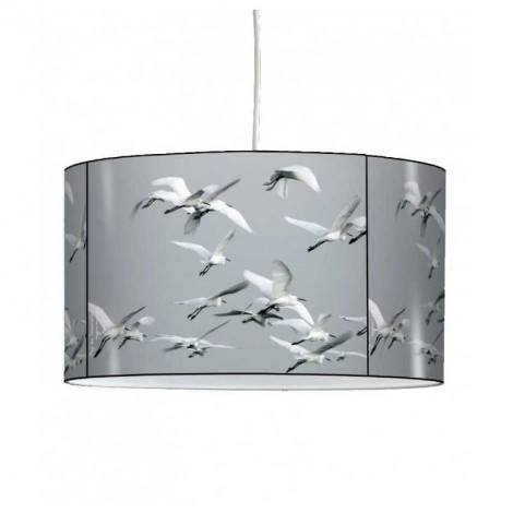 Suspension abat-jour vol d'aigrettes|Suspensions|Lampe Avenue Suspension abat-jour vol d'aigrettes|Suspensions|Lampe Avenue