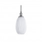 Suspension en verre opale blanc Ø 14.5 cm longue|Suspensions|Lampe Avenue