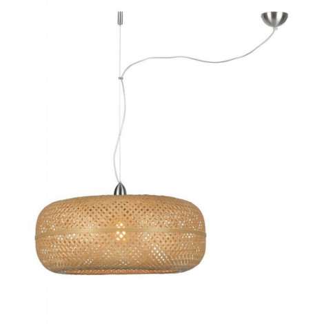 Suspension ronde en bambou naturel Ø60cm|Suspensions|Lampe Avenue