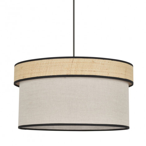 Suspension raphia et beige|Suspensions|Lampe Avenue