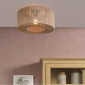 luminaire rond en fibre naturel|Suspensions|Lampe Avenue