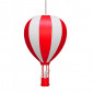 Suspension montgolfière rouge et blanche|Suspensions|Lampe Avenue Suspension montgolfière rouge et blanche|Suspensions|Lampe Avenue