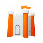 Suspension chateau fort orange et blanc|Suspensions|Lampe Avenue Suspension chateau fort orange et blanc|Suspensions|Lampe Avenue