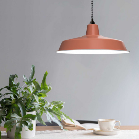 Suspension atelier terracotta - Made In France|Suspensions|Lampe Avenue Suspension atelier terracotta - Made In France|Suspensions|Lampe Avenue