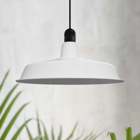 Suspension blanche d'extérieur diamètre 45cm|Suspensions|Lampe Avenue Suspension blanche d'extérieur diamètre 45cm|Suspensions|Lampe Avenue