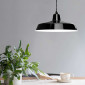 Suspension atelier noir brillant - Made In France|Suspensions|Lampe Avenue Suspension atelier noir brillant - Made In France|Suspensions|Lampe Avenue