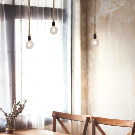 Suspension corde une ampoule|Suspensions|Lampe Avenue Suspension corde une ampoule|Suspensions|Lampe Avenue