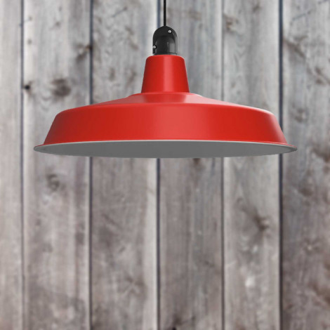 Suspension extérieure rouge diamètre 55cm|Suspensions|Lampe Avenue Suspension extérieure rouge diamètre 55cm|Suspensions|Lampe Avenue