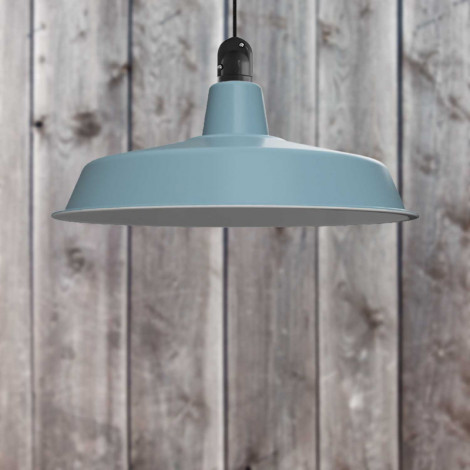 Suspension extérieure bleu pastel diamètre 55cm|Suspensions|Lampe Avenue Suspension extérieure bleu pastel diamètre 55cm|Suspensions|Lampe Avenue