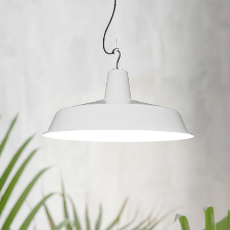 Suspension extérieure crochet blanche - Made in France|Suspensions|Lampe Avenue Suspension extérieure crochet blanche - Made in France|Suspensions|Lampe Avenue