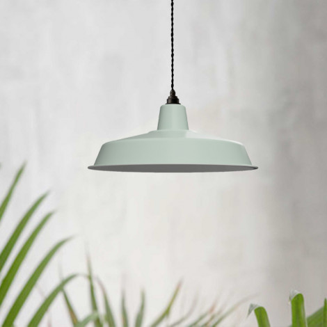 Suspension atelier vert d'eau - Made In France|Suspensions|Lampe Avenue Suspension atelier vert d'eau - Made In France|Suspensions|Lampe Avenue