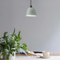 Suspension industrielle cloche vert d'eau - Made In France|Suspensions|Lampe Avenue Suspension industrielle cloche vert d'eau - Made In France|Suspensions|Lampe Avenue
