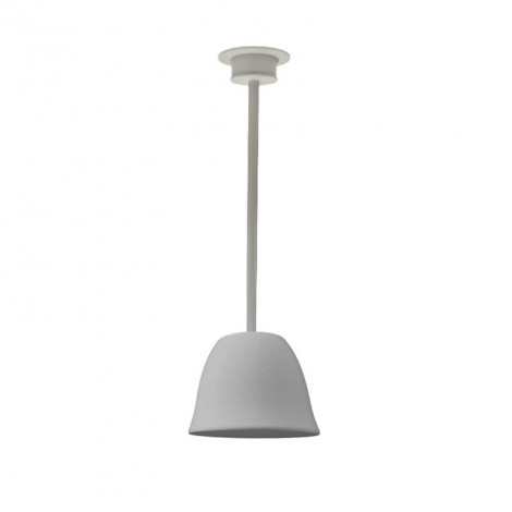 Suspension tube droit cloche beige - Made In France|Suspensions|Lampe Avenue