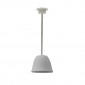 Suspension tube droit cloche beige - Made In France|Suspensions|Lampe Avenue