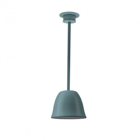 Suspension tube droit cloche bleu pastel - Made In France|Suspensions|Lampe Avenue Suspension tube droit cloche bleu pastel - Made In France|Suspensions|Lampe Avenue
