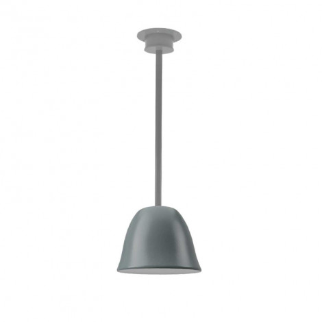 Suspension tube droit cloche gris - Made In France|Suspensions|Lampe Avenue
