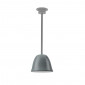 Suspension tube droit cloche gris - Made In France|Suspensions|Lampe Avenue