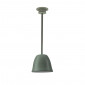 Suspension tube droit cloche kaki - Made In France|Suspensions|Lampe Avenue Suspension tube droit cloche kaki - Made In France|Suspensions|Lampe Avenue