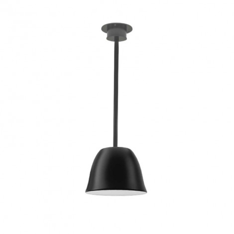 Suspension tube droit cloche noire - Made In France|Suspensions|Lampe Avenue