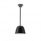 Suspension tube droit cloche noire - Made In France|Suspensions|Lampe Avenue