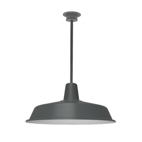Grande suspension grise tube droit - Made In France|Suspensions|Lampe Avenue Grande suspension grise tube droit - Made In France|Suspensions|Lampe Avenue